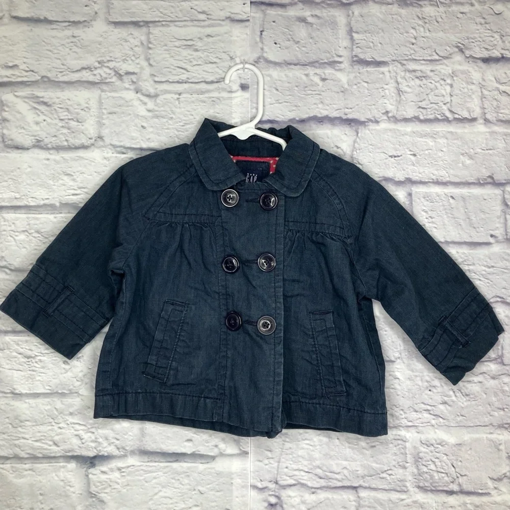 💕 Baby Gap Girls Button Front Jacket 💕